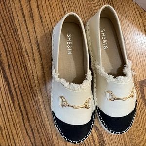 SHEIN  casual canvas shoes- nautical theme.